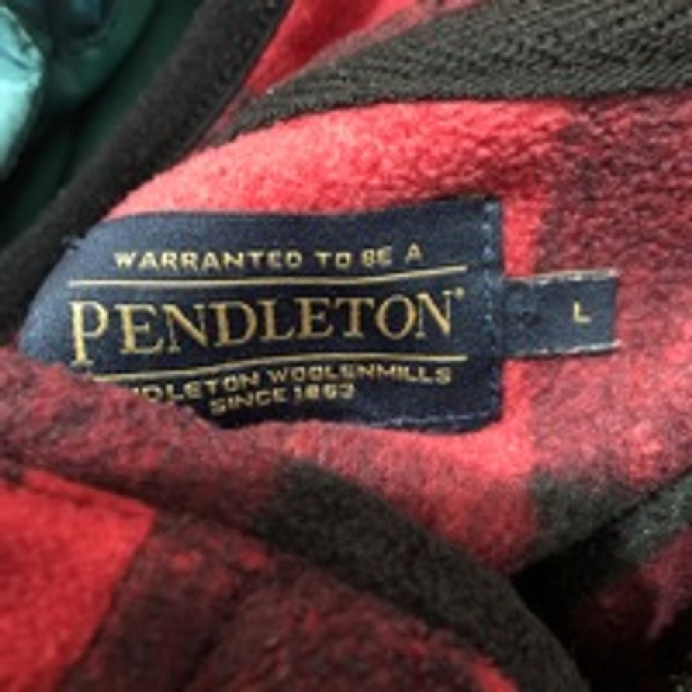 Pendleton Sweater Jacket Size Large - image 2